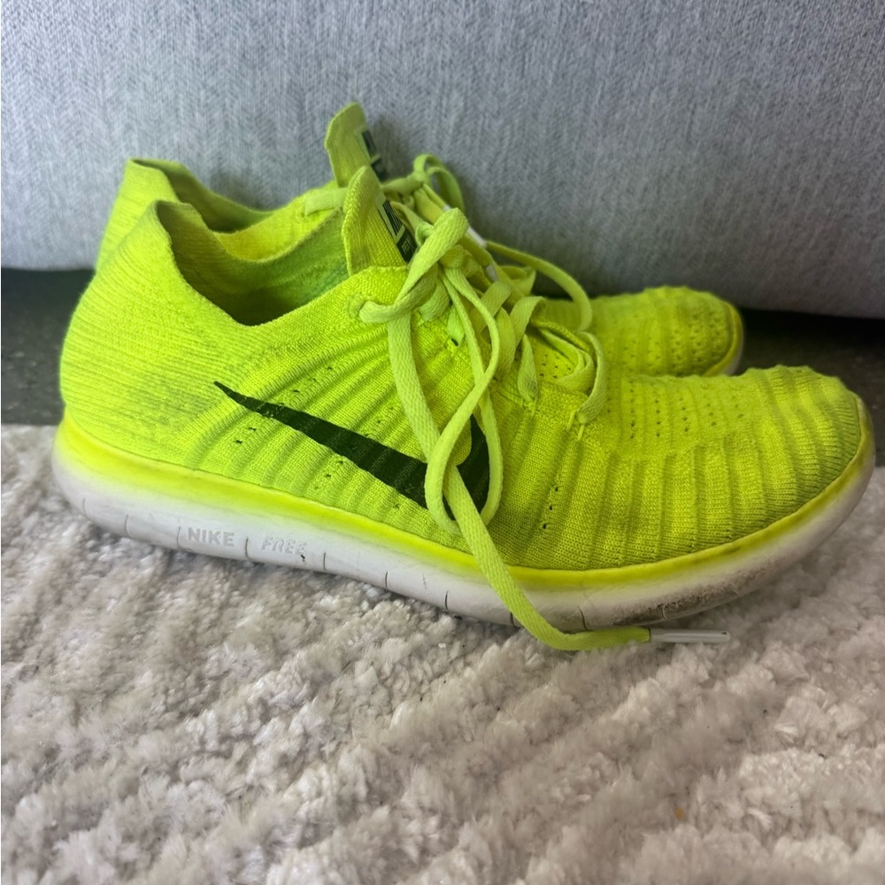 Nike Volt Green Athletic Sneakers